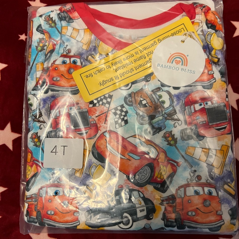 Cars Short Sleeve with Shorts